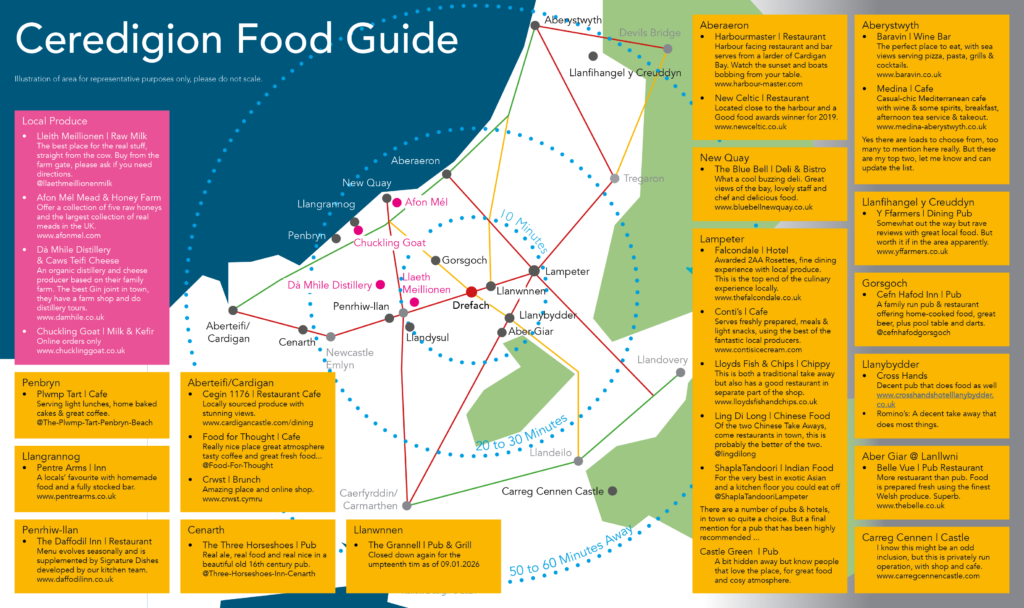 Ceredigion Pub & Food Guide  |  Nearby